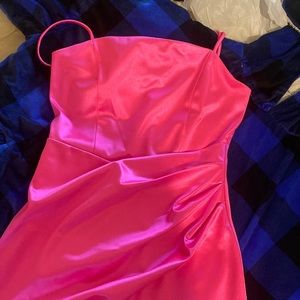 Hot pink Homecoming dress